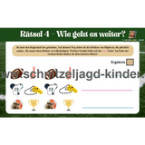 Rugby Schatzsuche-Schnitzeljagd zum Ausdrucken - schnitzeljagd-kinder
