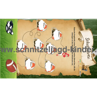 Rugby Schatzsuche-Schnitzeljagd zum Ausdrucken - schnitzeljagd-kinder