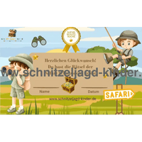 Safari Schatzsuche – Schnitzeljagd Aufgaben Zum Ausdrucken - schnitzeljagd-kinder