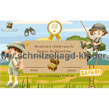 Safari Schatzsuche – Schnitzeljagd Aufgaben Zum Ausdrucken - schnitzeljagd-kinder