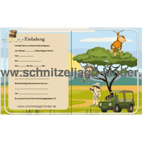 Safari Schatzsuche – Schnitzeljagd Aufgaben Zum Ausdrucken - schnitzeljagd-kinder