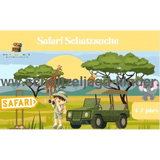 Safari Schatzsuche – Schnitzeljagd Aufgaben Zum Ausdrucken - schnitzeljagd-kinder