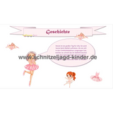 Schatzsuche ballerina kindergeburtstag -4-5 JAHREN - SCHNITZELJAGD AUFGABEN ZUM AUSDRUCKEN PDF-schnitzeljagd-kinder