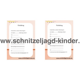 Schatzsuche ballerina kindergeburtstag -4-5 JAHREN - SCHNITZELJAGD AUFGABEN ZUM AUSDRUCKEN PDF - schnitzeljagd-kinder