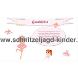 Schatzsuche ballerina kindergeburtstag -6-7 JAHREN - SCHNITZELJAGD AUFGABEN ZUM AUSDRUCKEN PDF - schnitzeljagd-kinder