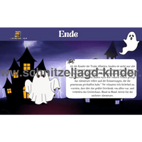 Schatzsuche Geisterhaus zum ausdrucken - schnitzeljagd-kinder