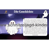 Schatzsuche Geisterhaus zum ausdrucken - schnitzeljagd-kinder