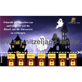 Schatzsuche Geisterhaus zum ausdrucken - schnitzeljagd-kinder