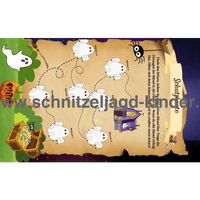 Schatzsuche Geisterhaus zum ausdrucken - schnitzeljagd-kinder