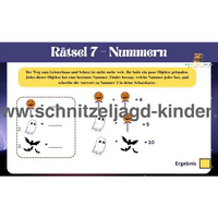 Schatzsuche Geisterhaus zum ausdrucken-schnitzeljagd-kinder