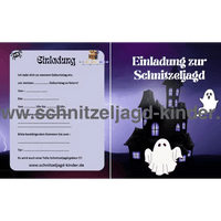 Schatzsuche Geisterhaus zum ausdrucken - schnitzeljagd-kinder