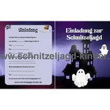 Schatzsuche Geisterhaus zum ausdrucken - schnitzeljagd-kinder