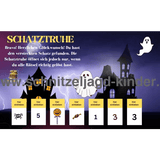 Schatzsuche Geisterhaus zum ausdrucken - schnitzeljagd-kinder