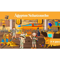 Schatzsuche In Ägypten - Schnitzeljagd In Ägypten- 5-8 Jahren - Schnitzeljagd Aufgaben Zum Ausdrucken Pdf - schnitzeljagd-kinder