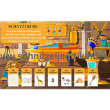 SCHATZSUCHE IN ÄGYPTEN - SCHNITZELJAGD IN ÄGYPTEN-5-8 JAHREN - SCHNITZELJAGD AUFGABEN ZUM AUSDRUCKEN PDF - schnitzeljagd-kinder