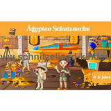 SCHATZSUCHE IN ÄGYPTEN - SCHNITZELJAGD IN ÄGYPTEN- 5-8 JAHREN - schnitzeljagd aufgaben zum ausdrucken pdf - schnitzeljagd-kinder