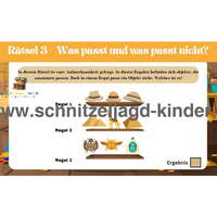 SCHATZSUCHE IN ÄGYPTEN - SCHNITZELJAGD IN ÄGYPTEN- 5-8 JAHREN - schnitzeljagd aufgaben zum ausdrucken pdf - schnitzeljagd-kinder