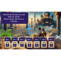 Schatzsuche Orientalische Reise Schnitzeljagd Zum Ausdrüken 4-8 Jahren - schnitzeljagd-kinder