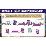 Schatzsuche Orientalische Reise Schnitzeljagd Zum Ausdrüken 4-8 Jahren - schnitzeljagd-kinder