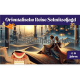 Schatzsuche Orientalische Reise Schnitzeljagd Zum Ausdrüken 4-8 Jahren - schnitzeljagd-kinder