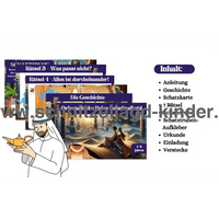 Schatzsuche Orientalische Reise Schnitzeljagd Zum Ausdrüken 4-8 Jahren - schnitzeljagd-kinder