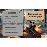 Schatzsuche Orientalische Reise Schnitzeljagd Zum Ausdrüken 4-8 Jahren - schnitzeljagd-kinder