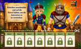 Wikinger Schnitzeljagd Kinder 5-8 Jahre | Schatzsuche zum Ausdrucken PDF