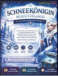 Schneekönigin-Schnitzeljagd – Fertig gedrucktes Buch für Kinder von 4–8 Jahren ❄️👑