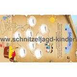 Schnitzeljagd am Strand zum Ausdrucken - schnitzeljagd-kinder