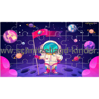 SCHNITZELJAGD ASTRONAUT IM WELTRAUM : 4-5 JAHREN-schnitzeljagd-kinder