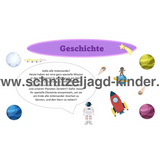 SCHNITZELJAGD ASTRONAUT IM WELTRAUM : 4-5 JAHREN-schnitzeljagd-kinder