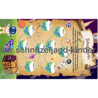 SCHNITZELJAGD ASTRONAUT IM WELTRAUM : 4-5 JAHREN - schnitzeljagd aufgaben zum ausdrucken pdf - schnitzeljagd-kinder