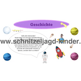 SCHNITZELJAGD ASTRONAUT IM WELTRAUM : 4-5 JAHREN - schnitzeljagd aufgaben zum ausdrucken pdf - schnitzeljagd-kinder