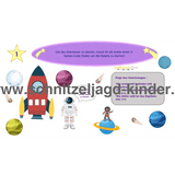 SCHNITZELJAGD ASTRONAUT IM WELTRAUM : 6-7 JAHREN - Schnitzeljagd Aufgaben Zum Ausdrucken Pdf - schnitzeljagd-kinder