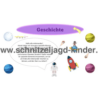 SCHNITZELJAGD ASTRONAUT IM WELTRAUM : 6-7 JAHREN - Schnitzeljagd Aufgaben Zum Ausdrucken Pdf - schnitzeljagd-kinder