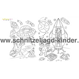 SCHNITZELJAGD ASTRONAUT IM WELTRAUM : 9 JAHREN UND MEHR-schnitzeljagd-kinder