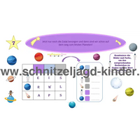 SCHNITZELJAGD ASTRONAUT IM WELTRAUM : 9 JAHREN UND MEHR-schnitzeljagd-kinder