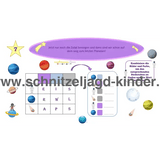 SCHNITZELJAGD ASTRONAUT IM WELTRAUM : 8 JAHREN UND MEHR - Schnitzeljagd kinder 8 jahre pdf-schnitzeljagd aufgaben zum ausdrucken pdf - schnitzeljagd-kinder