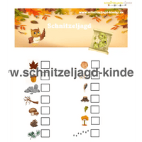 Schnitzeljagd aufgaben zum ausdrucken pdf - Schnitzeljagd Kinder: Herbst-Winter (zum Ausdrucken) - schnitzeljagd-kinder