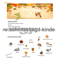 Schnitzeljagd aufgaben zum ausdrucken pdf - Schnitzeljagd Kinder: Herbst-Winter (zum Ausdrucken) - schnitzeljagd-kinder