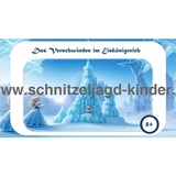 SCHNITZELJAGD Inspiriert von Eisköniginnen -Das Verschwinden im Eiskönigreich: 8+ JAHREN - schnitzeljagd aufgaben zum ausdrucken pdf-schnitzeljagd-kinder