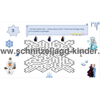 SCHNITZELJAGD -Das Verschwinden im Eiskönigreich: 8+ JAHREN - schnitzeljagd aufgaben zum ausdrucken pdf - schnitzeljagd-kinder