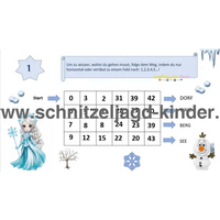 SCHNITZELJAGD -Das Verschwinden im Eiskönigreich: 8+ JAHREN - schnitzeljagd aufgaben zum ausdrucken pdf - schnitzeljagd-kinder