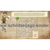 SCHNITZELJAGD DETEKTIV : MISSION IN LONDON - 4-5 JAHREN - SCHNITZELJAGD AUFGABEN ZUM AUSDRUCKEN PDF - schnitzeljagd-kinder