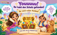 SCHNITZELJAGD : DIE MAGISCHE LAMPE-5-10 JAHREN - SCHNITZELJAGD AUFGABEN ZUM AUSDRUCKEN PDF - schnitzeljagd-kinder