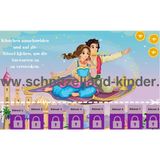 SCHNITZELJAGD : Die magische Lampe-5-10 Jahren - schnitzeljagd aufgaben zum ausdrucken pdf - schnitzeljagd-kinder