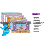 SCHNITZELJAGD : Die magische Lampe-5-10 Jahren - schnitzeljagd aufgaben zum ausdrucken pdf - schnitzeljagd-kinder