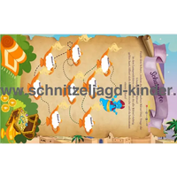 SCHNITZELJAGD : DIE MAGISCHE LAMPE-5-10 JAHREN - schnitzeljagd aufgaben zum ausdrucken pdf - schnitzeljagd-kinder