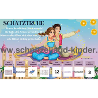 SCHNITZELJAGD : Die magische Lampe-5-10 Jahren - schnitzeljagd aufgaben zum ausdrucken pdf - schnitzeljagd-kinder
