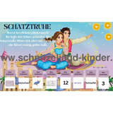 SCHNITZELJAGD : Die magische Lampe-5-10 Jahren - schnitzeljagd aufgaben zum ausdrucken pdf - schnitzeljagd-kinder